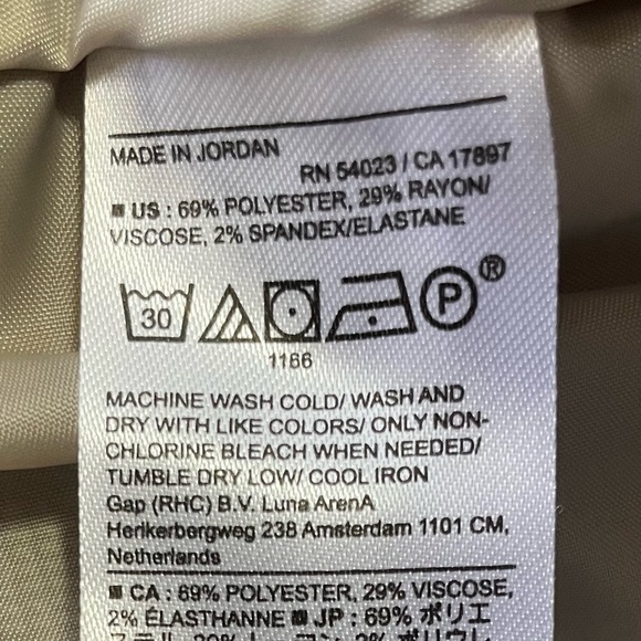 BANANA REPUBLIC Parc wide leg plaid trousers Womens size 2  NWOT - Picture 12 of 14